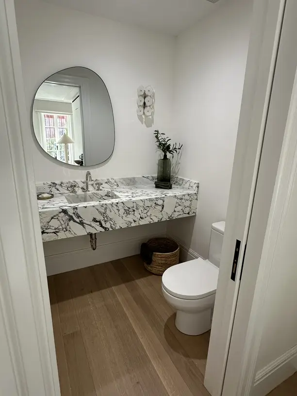 Modern powder room