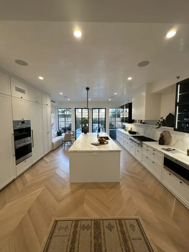 Contemporary white kitchen
