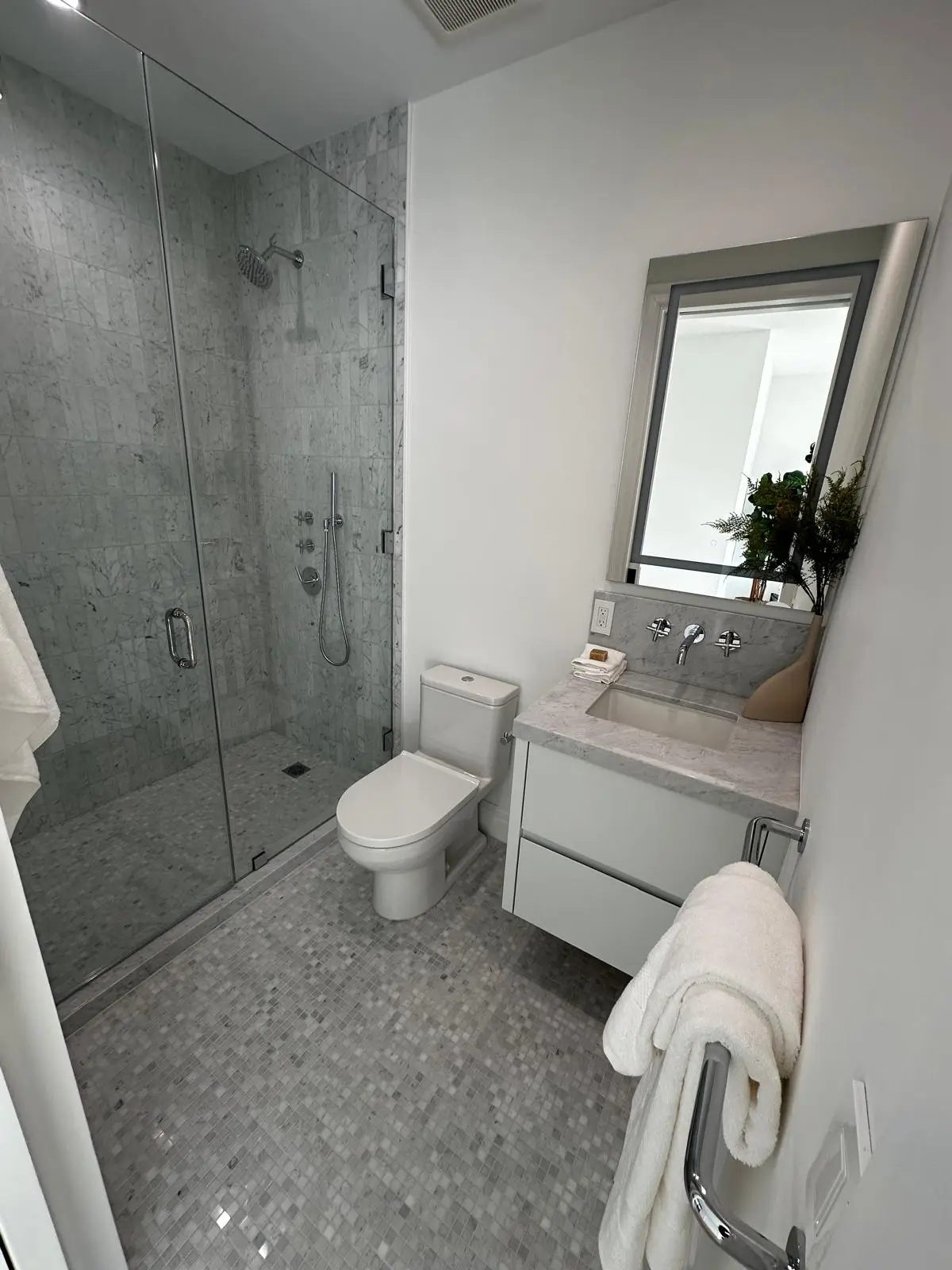 Bathroom with skylight